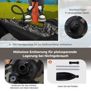 Costway Φουσκωτή Βάρκα Ψαρέματος με Ρυθμιζόμενη Πλάτη 135 x 109 x ... Costway Φουσκωτή Βάρκα Ψαρέματος με Ρυθμιζόμενη Πλάτη 135 x 109 x ...