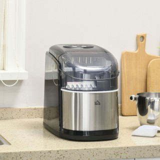 Αυτοκαθαριζόμενη παγομηχανή με 9 κύβους σε 6-12 λεπτά, από PP και α...