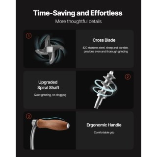 VEVOR Ανοξείδωτος Χειροκίνητος Κιμάς με Σφιγκτήρα Τραπεζιού και Αξε... VEVOR Ανοξείδωτος Χειροκίνητος Κιμάς με Σφιγκτήρα Τραπεζιού και Αξε...