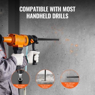 VEVOR Διαμαντοκορώνα 1 για Υγρή Διάτρηση Σκυροδέματος  JGSQXZTSS25M...