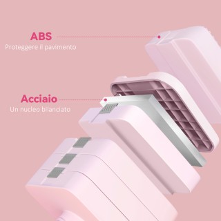 SPORTNOW Σετ 2 Τετράγωνοι Αντιολισθητικοί Αλτήρες 5 kg με Αφαιρούμε...