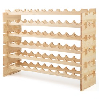 Costway Στοιβαζόμενη αρθρωτή κάβα κρασιού για 60 φιάλες 6 επιπέδων... Costway Στοιβαζόμενη αρθρωτή κάβα κρασιού για 60 φιάλες 6 επιπέδων...