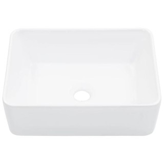 vidaXL Νιπτήρας Λευκός 40 x 30 x 13 εκ. Κεραμικός 143919