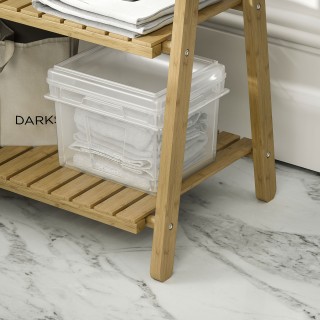 HOMCOM Ράφι Μπάνιου με 3 Ράφια και Κρεμάστρα για Πετσέτες με 3 Μπά... HOMCOM Ράφι Μπάνιου με 3 Ράφια και Κρεμάστρα για Πετσέτες με 3 Μπά...