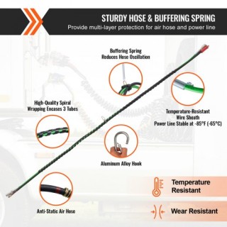 Σετ Αεραγωγών 15FT 3-σε-1 για Φορτηγά με 2 Χειρολαβές BKCKQRGTJSHY... Σετ Αεραγωγών 15FT 3-σε-1 για Φορτηγά με 2 Χειρολαβές BKCKQRGTJSHY...