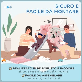 AIYAPLAY Τσουλήθρα για Παιδιά 18-36 Μηνών με Πλευρικό Καλάθι Μπάσκε... AIYAPLAY Τσουλήθρα για Παιδιά 18-36 Μηνών με Πλευρικό Καλάθι Μπάσκε...