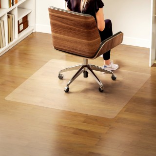 HOMCOM Διάφανο Πλαστικό Χαλάκι Προστασίας Δαπέδου 120x120 cm για Κα... HOMCOM Διάφανο Πλαστικό Χαλάκι Προστασίας Δαπέδου 120x120 cm για Κα...