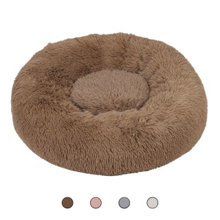 Galileo Στρογγυλό κρεβάτι για κατοικίδια Cuccia shaggy 60 cm με επέ...