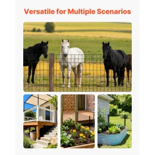 VEVOR Γαλβανισμένο Ατσάλινο Πλέγμα 122cm x 15.2m 14 Gauge για Περιφ...