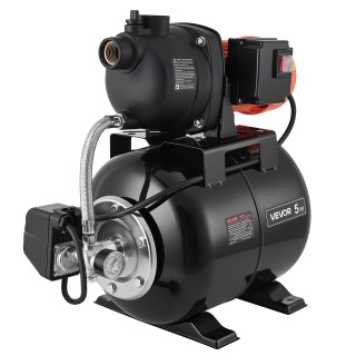 VEVOR Αντλία Επιφανειακού Πηγαδιού 1.1 HP με Δοχείο Πίεσης 19L, 230...