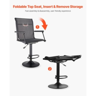 VEVOR Περιστρεφόμενη Καρέκλα Κυνήγι με Ρυθμιζόμενο Ύψος και Αθόρυβη... VEVOR Περιστρεφόμενη Καρέκλα Κυνήγι με Ρυθμιζόμενο Ύψος και Αθόρυβη...