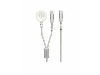 SWISSTEN Μαγνητικό Πλεκτό Μεταλλικό Καλώδιο για Apple Watch, Λάιτνι... SWISSTEN Μαγνητικό Πλεκτό Μεταλλικό Καλώδιο για Apple Watch, Λάιτνι...