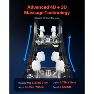 VEVOR Πολυθρόνα Μασάζ 3D/4D με SL-Track & Yoga Stretch AMYTFTPFSAJA... VEVOR Πολυθρόνα Μασάζ 3D/4D με SL-Track & Yoga Stretch AMYTFTPFSAJA...