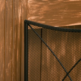 HOMCOM Πτυσσόμενο Μεταλλικό Προστατευτικό Τζακιού 3 Τμημάτων, 126x... HOMCOM Πτυσσόμενο Μεταλλικό Προστατευτικό Τζακιού 3 Τμημάτων, 126x...