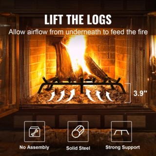 VEVOR Σχάρα Τζακιού 30 με 6 Πόδια, 3/4’’ Ατσάλι για Εσωτερικό/Εξωτε... VEVOR Σχάρα Τζακιού 30 με 6 Πόδια, 3/4’’ Ατσάλι για Εσωτερικό/Εξωτε...