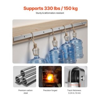 VEVOR Σετ Συρόμενης Πόρτας 6FT Ασημί HDSMDGDGDM2DY1WVM001V0 VEVOR Σετ Συρόμενης Πόρτας 6FT Ασημί HDSMDGDGDM2DY1WVM001V0