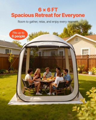 VEVOR Πτυσσόμενη Τέντα 4-6 Ατόμων με Δίχτυα και Τσάντα Μεταφοράς - ... VEVOR Πτυσσόμενη Τέντα 4-6 Ατόμων με Δίχτυα και Τσάντα Μεταφοράς - ...