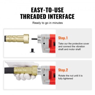 Φορητός Δονητής Σκυροδέματος VEVOR 800W με Άξονα 1.5M  YXHNTZDQSCS1...