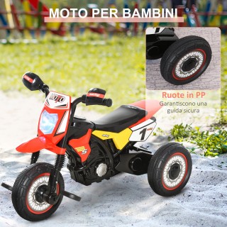 HOMCOM Πεντάλ Τρίκυκλο για Παιδιά, Ηλικία 18-36 Μηνών - Κόκκινο 370...