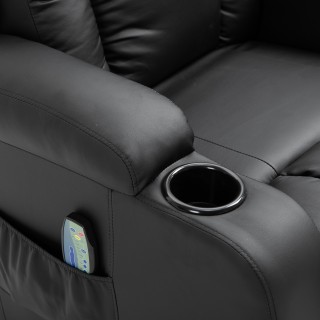 HOMCOM Χαλαρωτική Πολυθρόνα Ανακλινόμενη έως 150° από συνθετικό δέρ... HOMCOM Χαλαρωτική Πολυθρόνα Ανακλινόμενη έως 150° από συνθετικό δέρ...