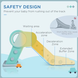 AIYAPLAY Πτυσσόμενη πλαστική τσουλήθρα για παιδιά ηλικίας 18 μηνών-... AIYAPLAY Πτυσσόμενη πλαστική τσουλήθρα για παιδιά ηλικίας 18 μηνών-...