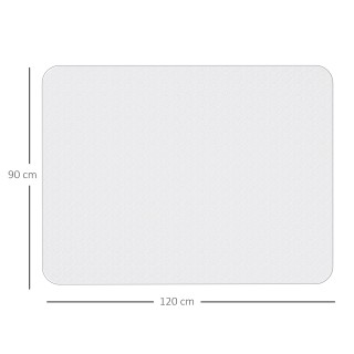 HOMCOM Αντιολισθητικό πλαστικό χαλάκι καρέκλας γραφείου που σώζει δ... HOMCOM Αντιολισθητικό πλαστικό χαλάκι καρέκλας γραφείου που σώζει δ...