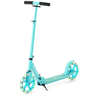 Costway Πτυσσόμενο Σκούτερ με Ανθεκτικότητα 100kg & 2 LED Ρόδες Ρυθ...