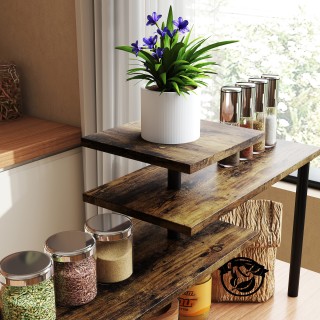 HOMCOM Ράφι Κουζίνας 3 Επιπέδων Περιστρεφόμενο Εξοικονόμησης Χώρου ... HOMCOM Ράφι Κουζίνας 3 Επιπέδων Περιστρεφόμενο Εξοικονόμησης Χώρου ...