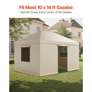 VEVOR Κάλυμμα Χειμερινής Περγκοτέντας 3.08 x 4.39 m με Πλευρικά Τοι... VEVOR Κάλυμμα Χειμερινής Περγκοτέντας 3.08 x 4.39 m με Πλευρικά Τοι...