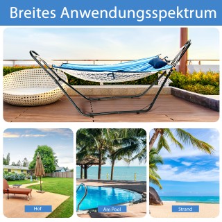 Costway  Βάση Αιώρας από Ανθεκτικό Ατσάλι με Ρυθμιζόμενες Αλυσίδες ...