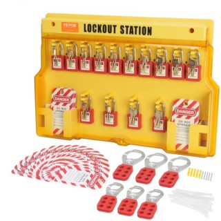 Σετ Ασφαλείας VEVOR Lockout Tagout, 60 Τεμ. AQSJTZ60JDGB62SHMV0 Σετ Ασφαλείας VEVOR Lockout Tagout, 60 Τεμ. AQSJTZ60JDGB62SHMV0
