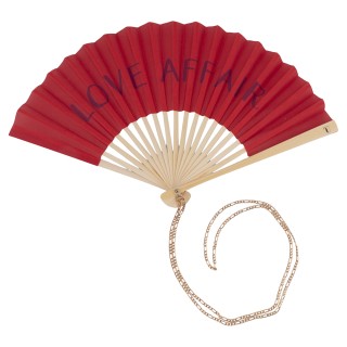 Villa dEste Home Υπόθεση Αγάπης Ventaglio Κόκκινη Λαβή από Μπαμπού ...