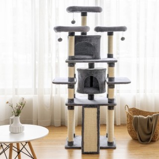 Costway Πολυεπίπεδο Δέντρο Γάτας με Σχοινί Σιζάλ και Μαλακό Πλαστικ... Costway Πολυεπίπεδο Δέντρο Γάτας με Σχοινί Σιζάλ και Μαλακό Πλαστικ...