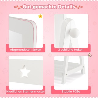 Παιδικός Καθρέφτης Δαπέδου Ολόσωμος με Αποθηκευτικό Χώρο και Περιστ... Παιδικός Καθρέφτης Δαπέδου Ολόσωμος με Αποθηκευτικό Χώρο και Περιστ...