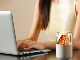 Verk Group Υγραντήρας Αέρα και Διαχυτήρας Αρωματοθεραπείας με LED Φ...