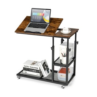 Costway Πολυλειτουργικό Τραπέζι Κρεβατιού με Ρυθμιζόμενη Κλίση και... Costway Πολυλειτουργικό Τραπέζι Κρεβατιού με Ρυθμιζόμενη Κλίση και...