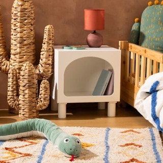 Ξύλινο Παιδικό Κομοδίνο με 1 Ράφι 40 x 32 x 42 cm Λευκό 205819 Atmo... Ξύλινο Παιδικό Κομοδίνο με 1 Ράφι 40 x 32 x 42 cm Λευκό 205819 Atmo...