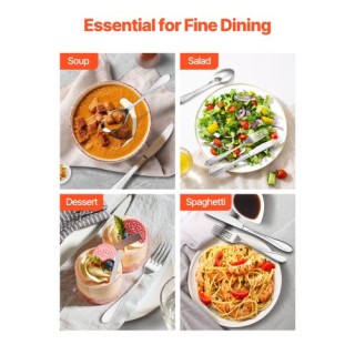 VEVOR Σετ Μαχαιροπίρουνα Ανοξείδωτο Ατσάλι 30 Τεμαχίων για 6 Άτομα ... VEVOR Σετ Μαχαιροπίρουνα Ανοξείδωτο Ατσάλι 30 Τεμαχίων για 6 Άτομα ...