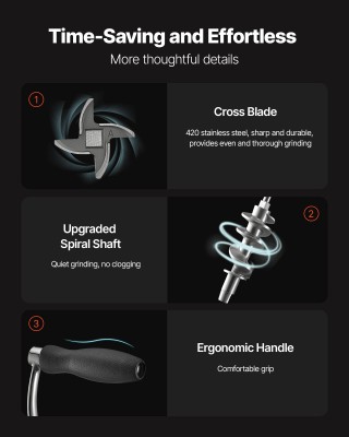 VEVOR Χειροκίνητος Μύλος Κρέατος από Ανοξείδωτο Ατσάλι 304 με Σφιγκ... VEVOR Χειροκίνητος Μύλος Κρέατος από Ανοξείδωτο Ατσάλι 304 με Σφιγκ...