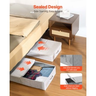 VEVOR 48L Πτυσσόμενο Κουτί Αποθήκευσης Ρούχων κάτω από το Κρεβάτι -... VEVOR 48L Πτυσσόμενο Κουτί Αποθήκευσης Ρούχων κάτω από το Κρεβάτι -...