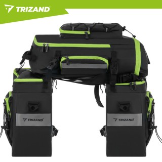 Trizand Τσάντα Ποδηλάτου Πορτμπαγκάζ 3 σε 1 Αδιάβροχη 65L με Πλαϊνέ... Trizand Τσάντα Ποδηλάτου Πορτμπαγκάζ 3 σε 1 Αδιάβροχη 65L με Πλαϊνέ...