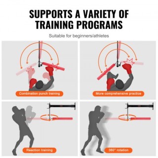 Περιστρεφόμενη Μπάρα Πυγμαχίας VEVOR για Τοίχο QJDXLHSCGKBGCOQEGV0 Περιστρεφόμενη Μπάρα Πυγμαχίας VEVOR για Τοίχο QJDXLHSCGKBGCOQEGV0