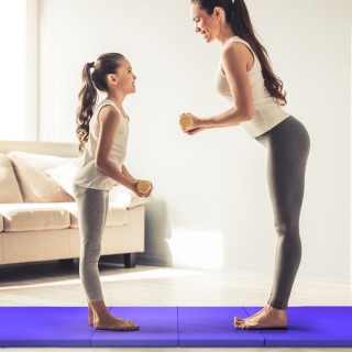 Costway Μεγάλο πτυσσόμενο στρώμα γυμναστικής με βέλκρο και πρακτική...