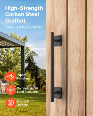 VEVOR Λαβή Πόρτας Αχυρώνα 12.6 Βαριάς Κατασκευής για Πόρτα Κήπου & ...