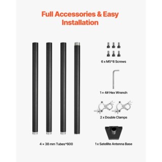 VEVOR Περιστρεφόμενη Βάση Σκάλας Starlink για RV Gen 3 FCPTAZKSDXLT... VEVOR Περιστρεφόμενη Βάση Σκάλας Starlink για RV Gen 3 FCPTAZKSDXLT...