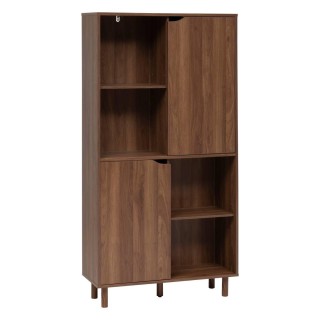 5FIVE Simply smart Βιβλιοθήκη με 2 Πόρτες σε Σκούρο Ξύλο, 80 x 30 x... 5FIVE Simply smart Βιβλιοθήκη με 2 Πόρτες σε Σκούρο Ξύλο, 80 x 30 x...