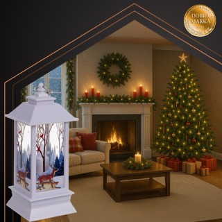 Ruhhy Χριστουγεννιάτικο Φαναράκι  LED  Λευκό, 26753