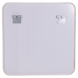 Galileo Καθρέφτης τοίχου 60,5x60,5 εκ με αλουμινένιο πλαίσιο μοντέρ...