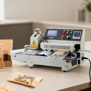 VEVOR Οριζόντια Συνεχής Σφραγιστική Μηχανή Σάκων με Τύπωμα Μελάνης,... VEVOR Οριζόντια Συνεχής Σφραγιστική Μηχανή Σάκων με Τύπωμα Μελάνης,...