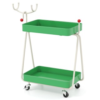 Costway Διώροφος Χριστουγεννιάτικος Σερβιτόρος σε Σχήμα Τάρανδου - ...